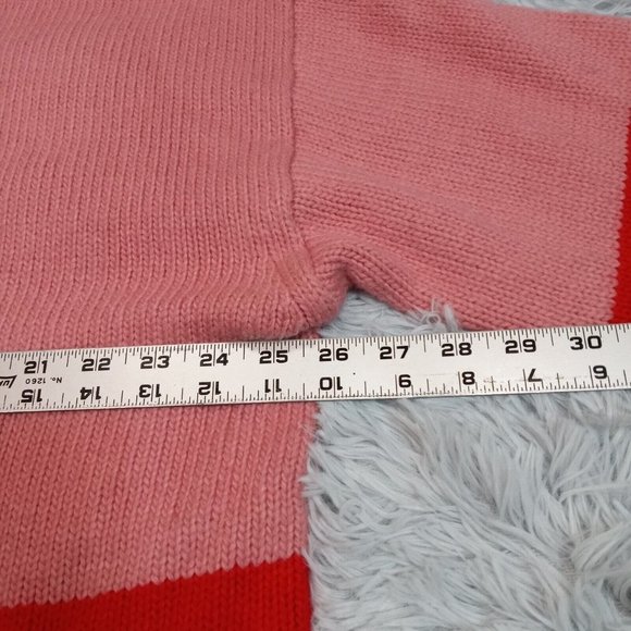 Ann Taylor Womens Sweater Turtleneck Pink XXL Wool Pullover Stretch Sweatshirt‎ - Picture 7 of 10
